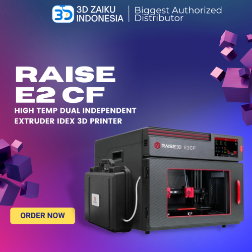 Raise 3D E2 CF High Temp Dual Independent Extruder IDEX 3D Printer